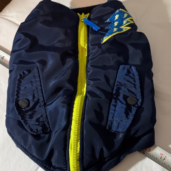 Top Paw Navy and Blue Dog Jacket - Picture 6 of 6